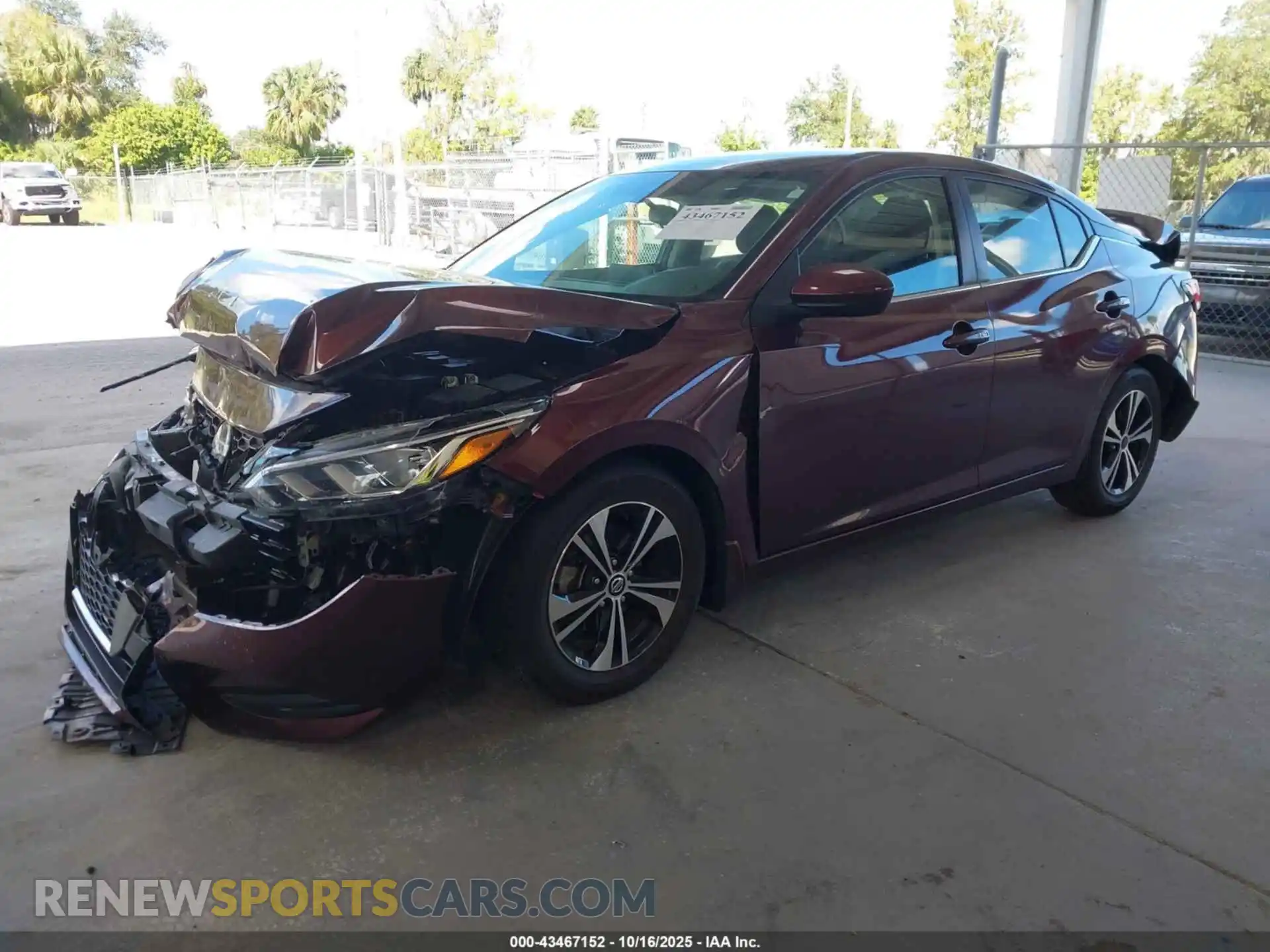 2 Photograph of a damaged car 3N1AB8CV4MY273879 NISSAN SENTRA 2021