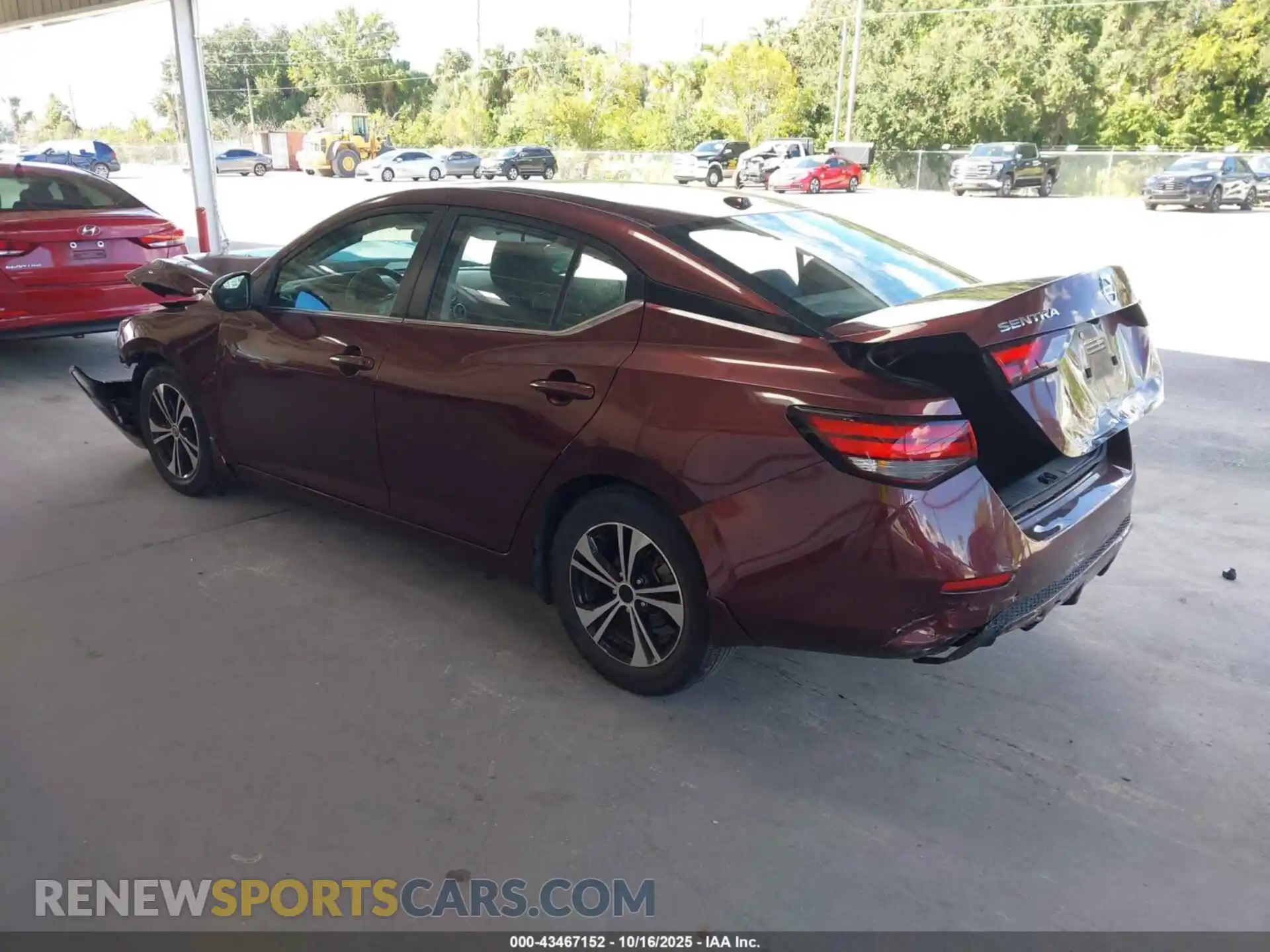 3 Photograph of a damaged car 3N1AB8CV4MY273879 NISSAN SENTRA 2021