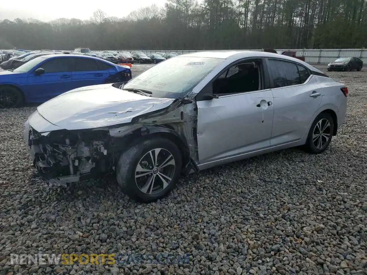 1 Photograph of a damaged car 3N1AB8CV4MY275471 NISSAN SENTRA 2021
