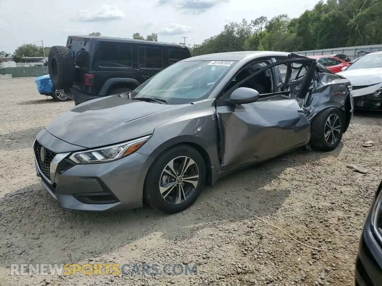 1 Photograph of a damaged car 3N1AB8CV4MY277298 NISSAN SENTRA 2021