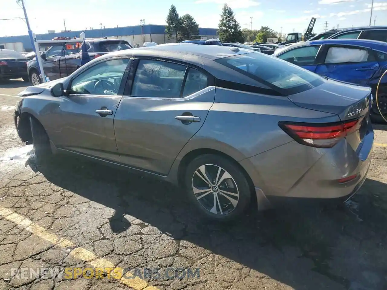 2 Photograph of a damaged car 3N1AB8CV4MY281559 NISSAN SENTRA 2021