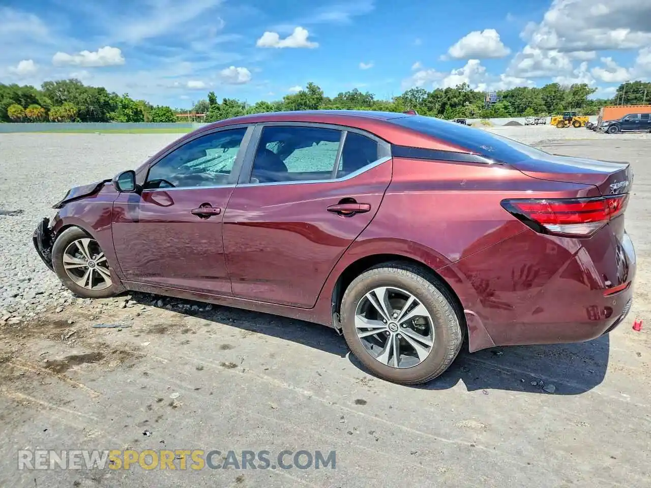 2 fotografías del automóvil dañado 3N1AB8CV4MY284249 NISSAN SENTRA 2021