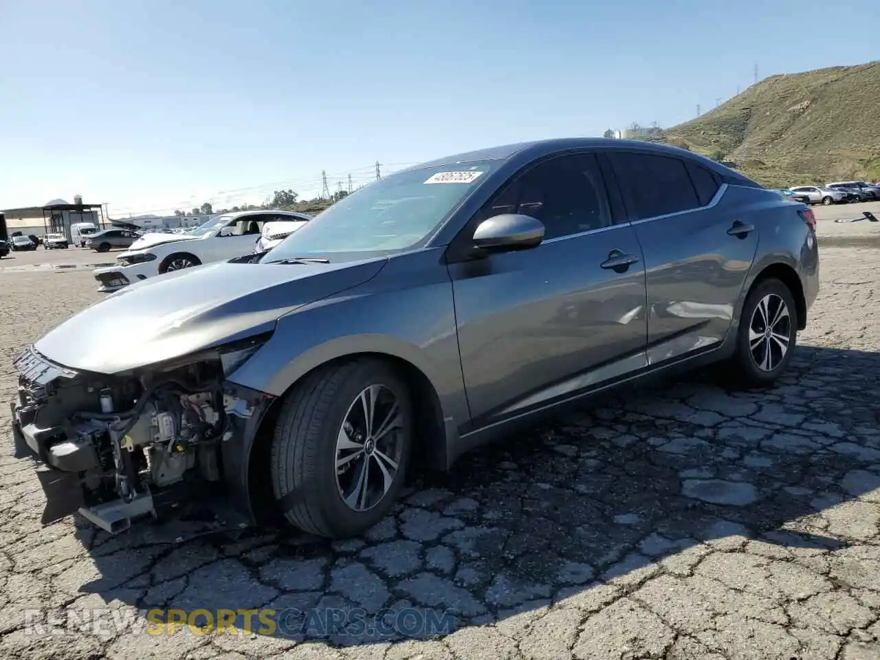 1 Photograph of a damaged car 3N1AB8CV4MY286664 NISSAN SENTRA 2021