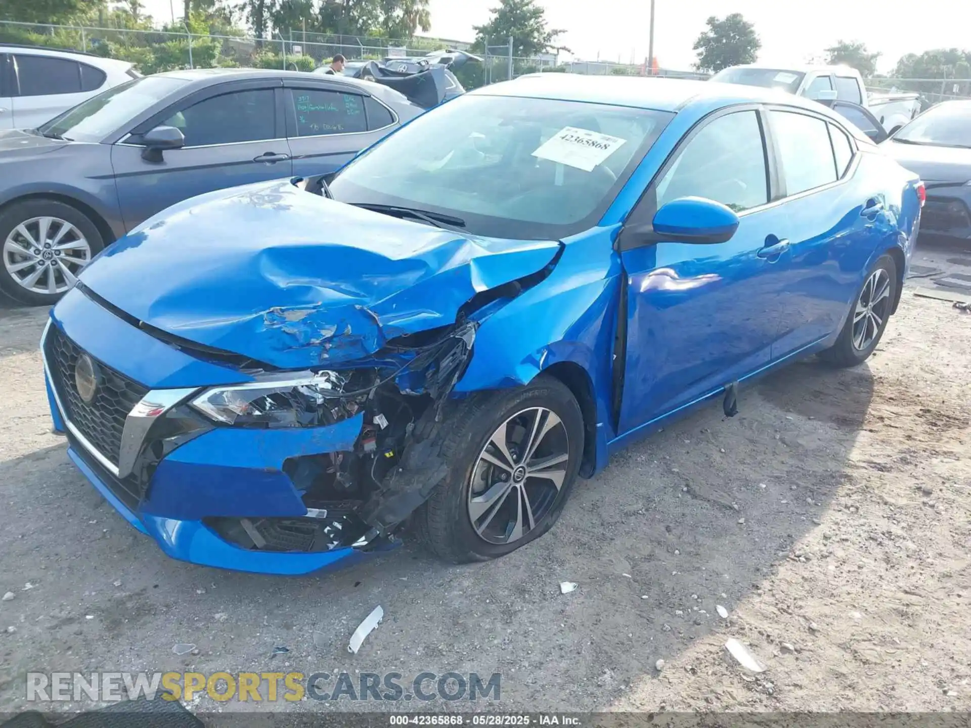 2 Photograph of a damaged car 3N1AB8CV4MY288026 NISSAN SENTRA 2021