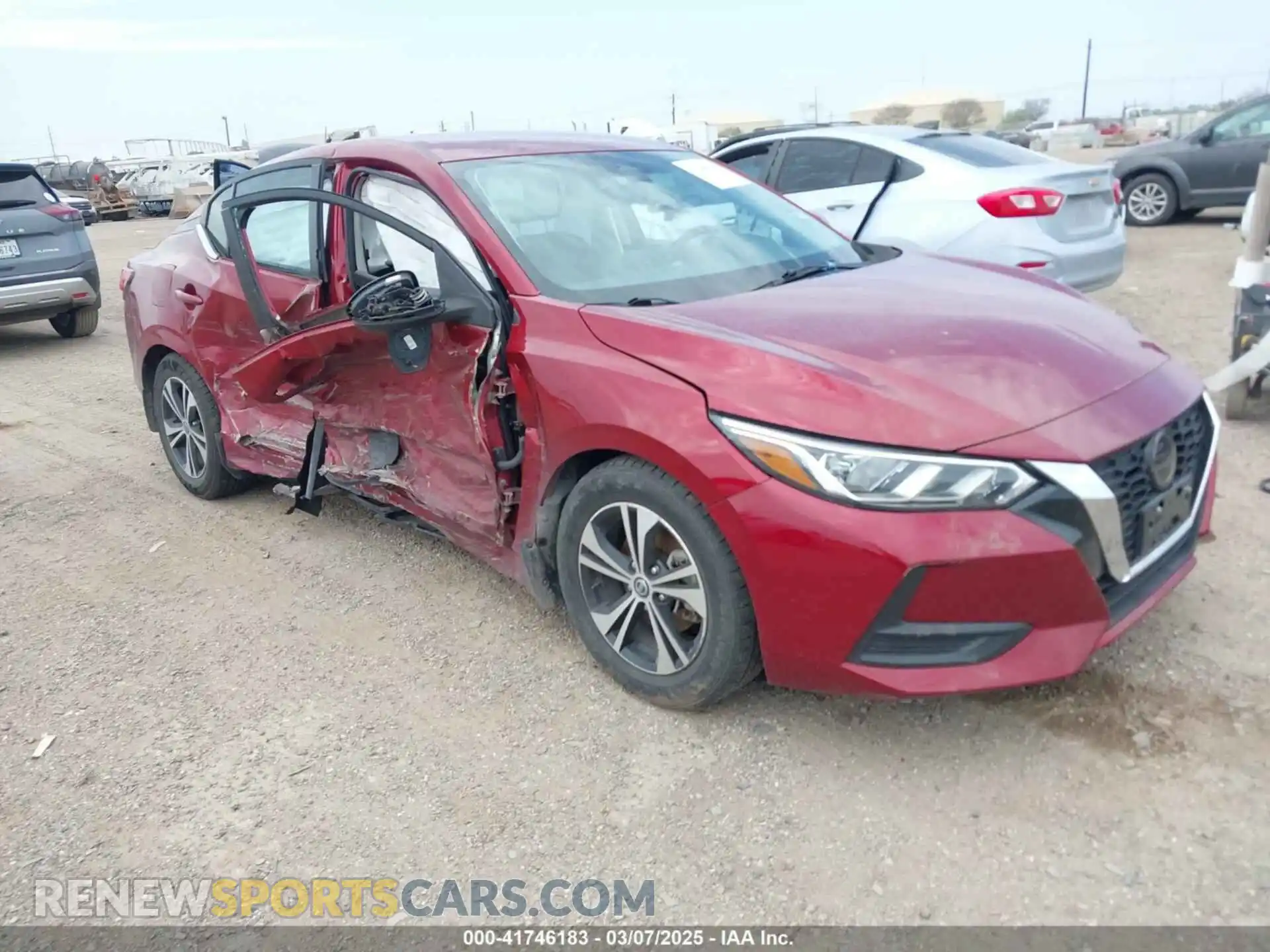 1 Photograph of a damaged car 3N1AB8CV4MY289208 NISSAN SENTRA 2021