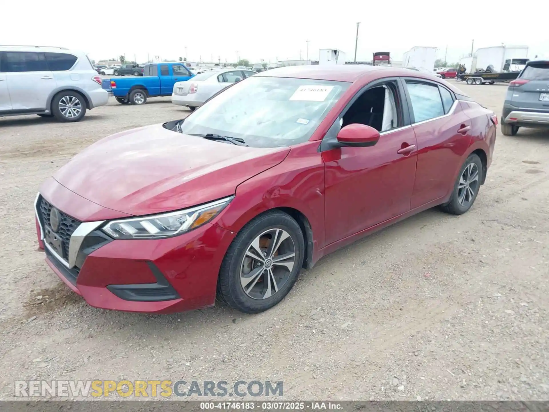 2 Photograph of a damaged car 3N1AB8CV4MY289208 NISSAN SENTRA 2021