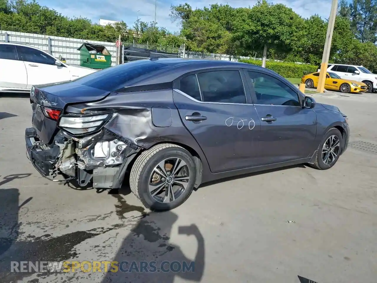 3 Photograph of a damaged car 3N1AB8CV4MY289872 NISSAN SENTRA 2021