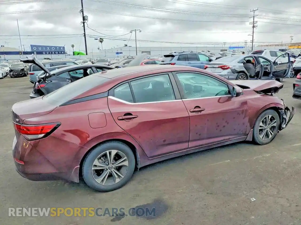 3 Photograph of a damaged car 3N1AB8CV4MY290231 NISSAN SENTRA 2021