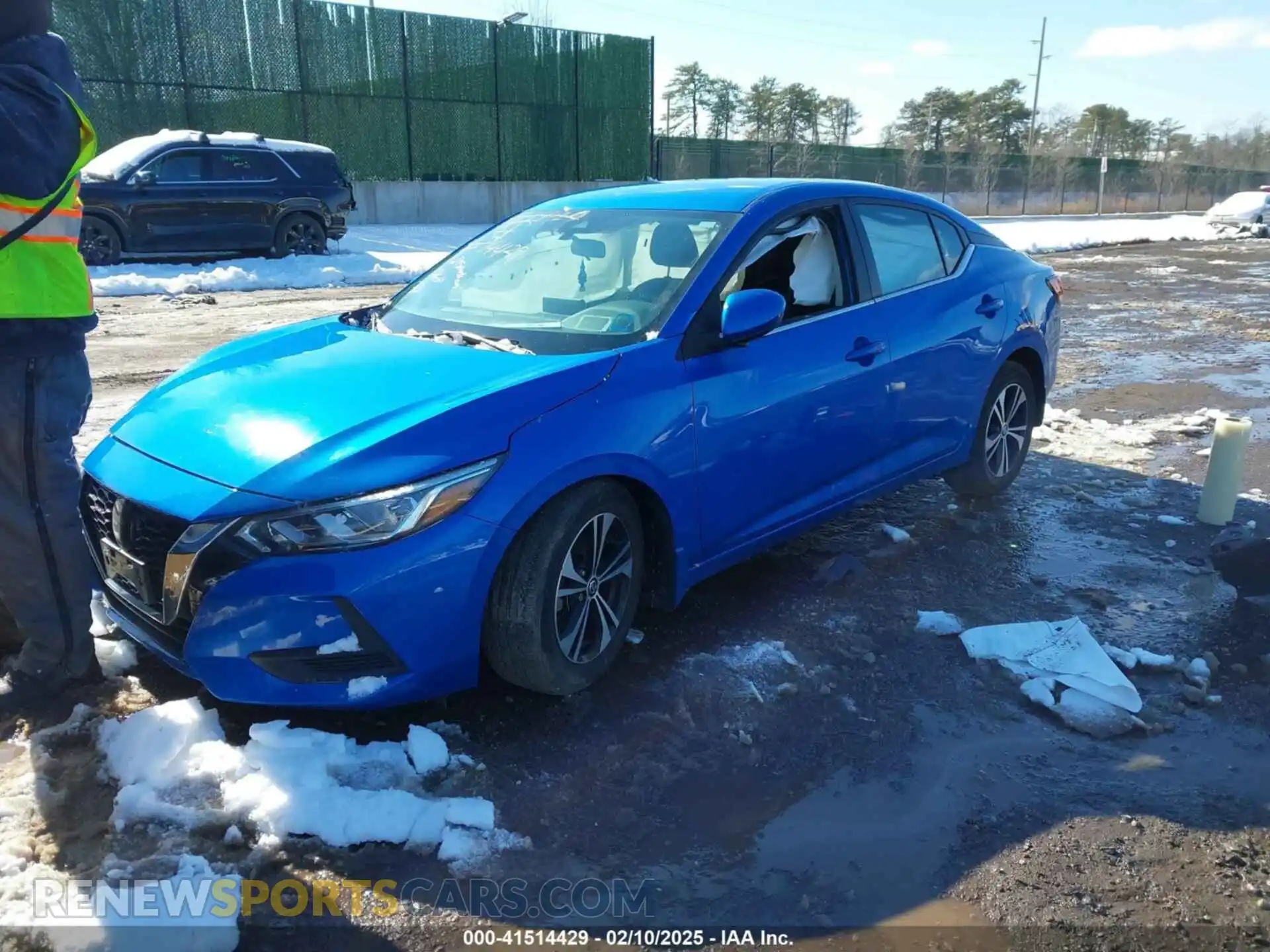 2 Photograph of a damaged car 3N1AB8CV4MY292495 NISSAN SENTRA 2021