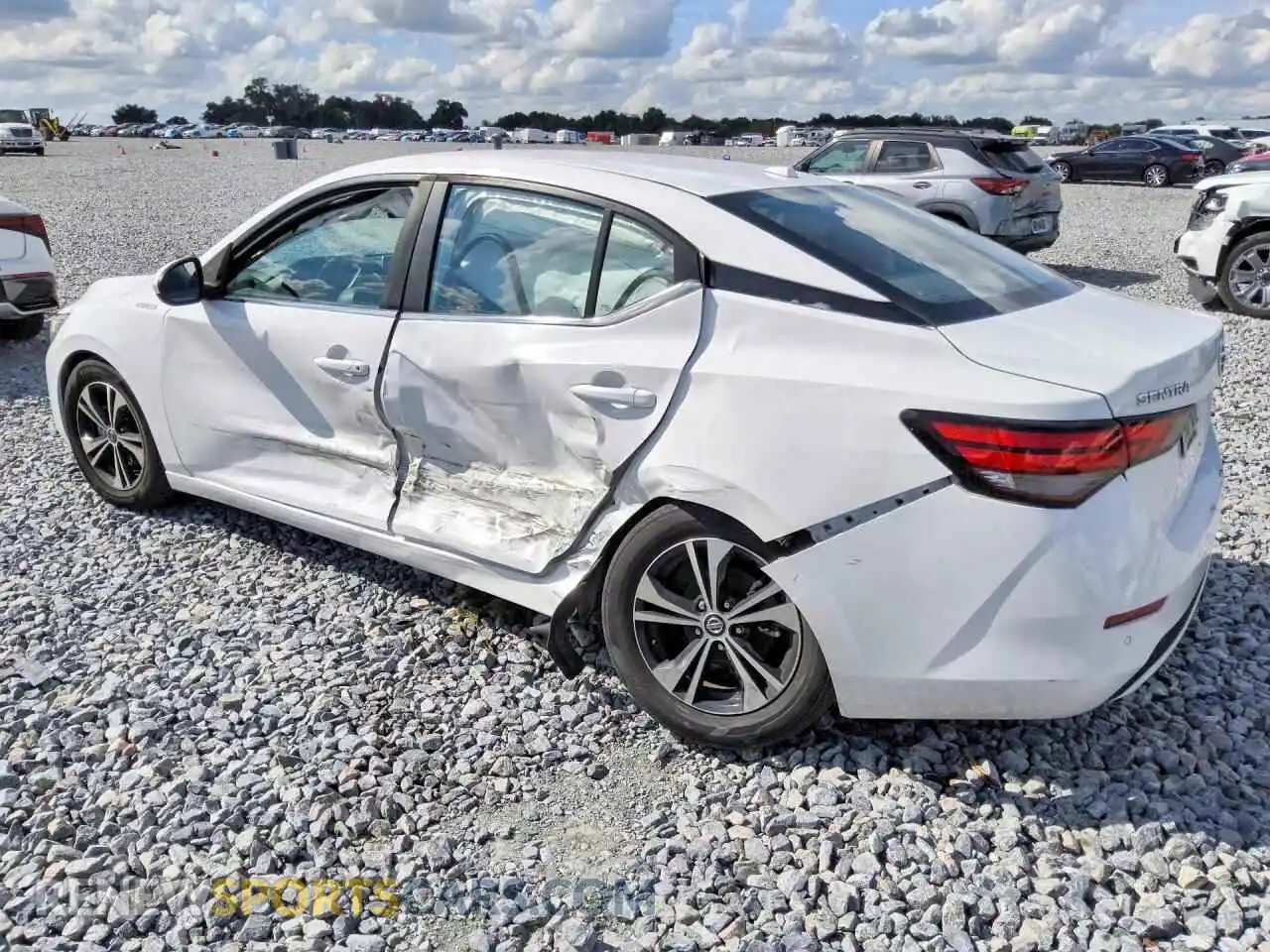 2 Photograph of a damaged car 3N1AB8CV4MY292609 NISSAN SENTRA 2021