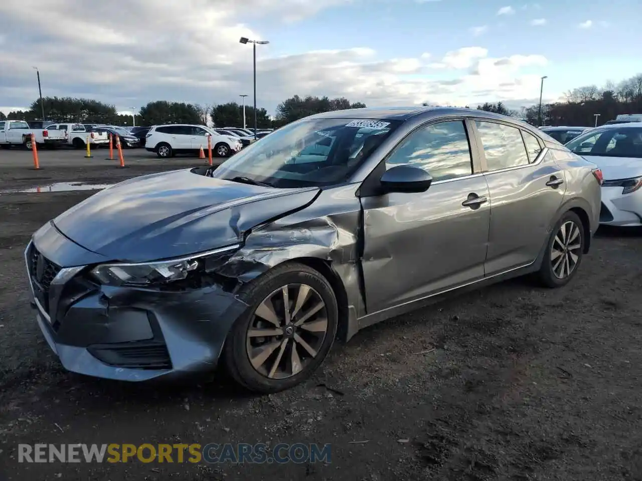 1 Photograph of a damaged car 3N1AB8CV4MY299530 NISSAN SENTRA 2021