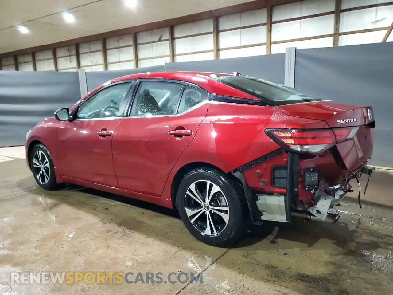 2 Photograph of a damaged car 3N1AB8CV4MY300076 NISSAN SENTRA 2021