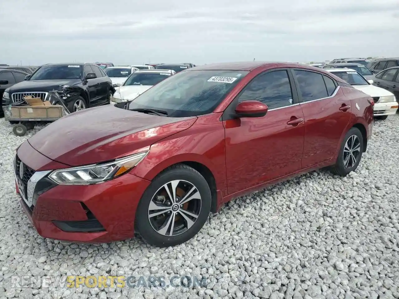 1 Фотография поврежденного автомобиля 3N1AB8CV4MY300319 NISSAN SENTRA 2021