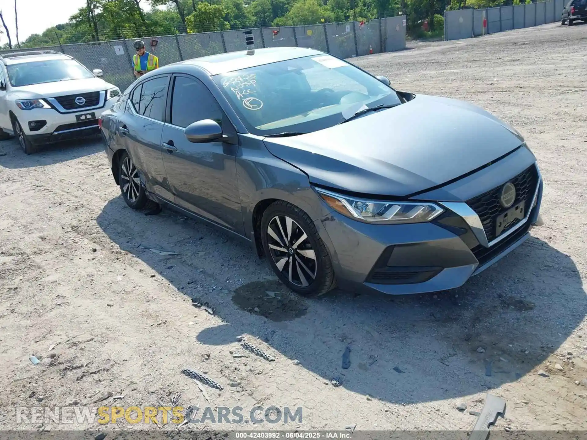1 Photograph of a damaged car 3N1AB8CV4MY300417 NISSAN SENTRA 2021