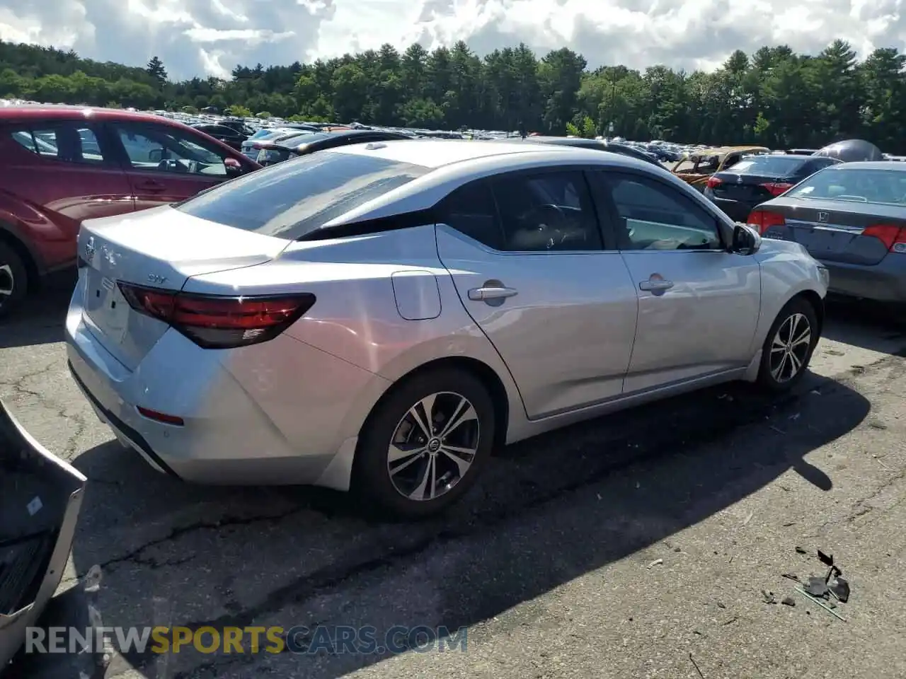 3 Photograph of a damaged car 3N1AB8CV4MY301891 NISSAN SENTRA 2021