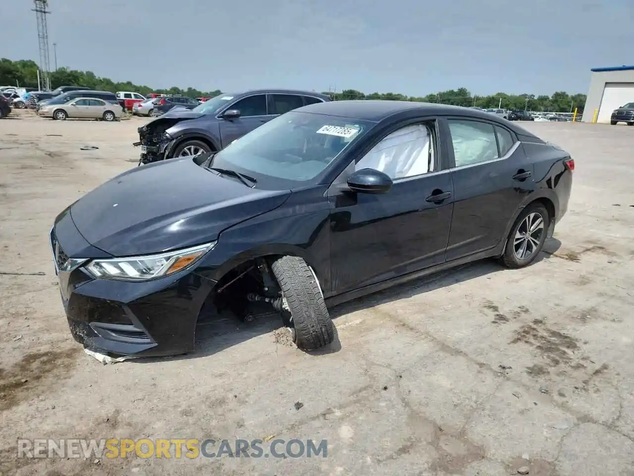 1 Photograph of a damaged car 3N1AB8CV4MY310736 NISSAN SENTRA 2021
