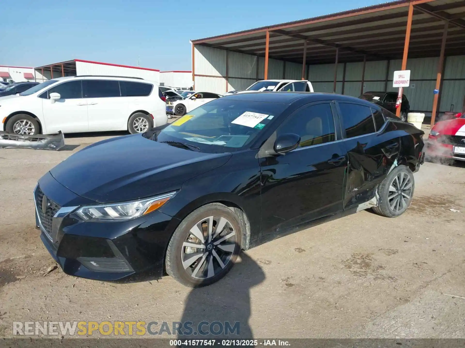 2 Photograph of a damaged car 3N1AB8CV4MY317346 NISSAN SENTRA 2021