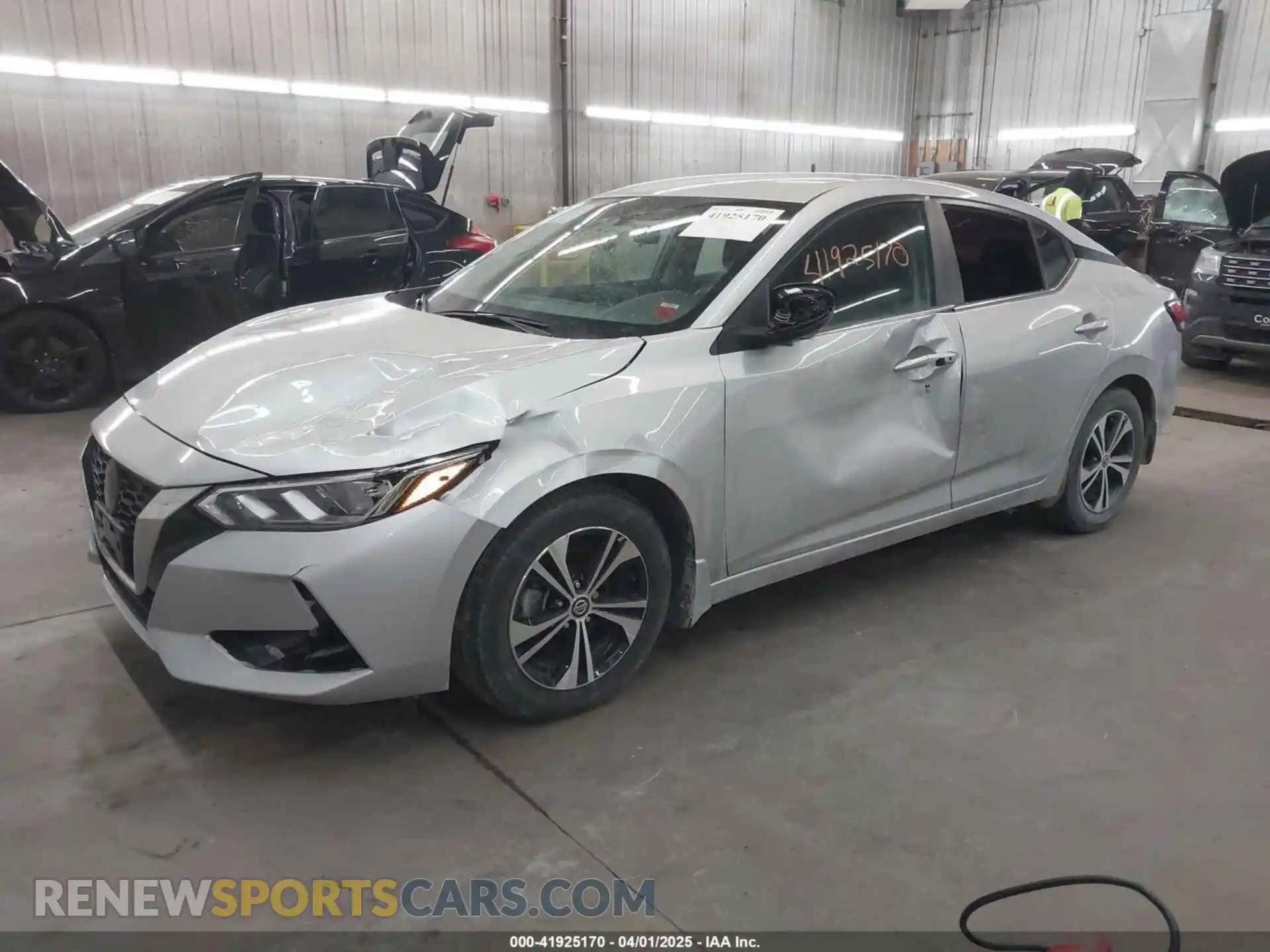 2 Photograph of a damaged car 3N1AB8CV4MY323213 NISSAN SENTRA 2021