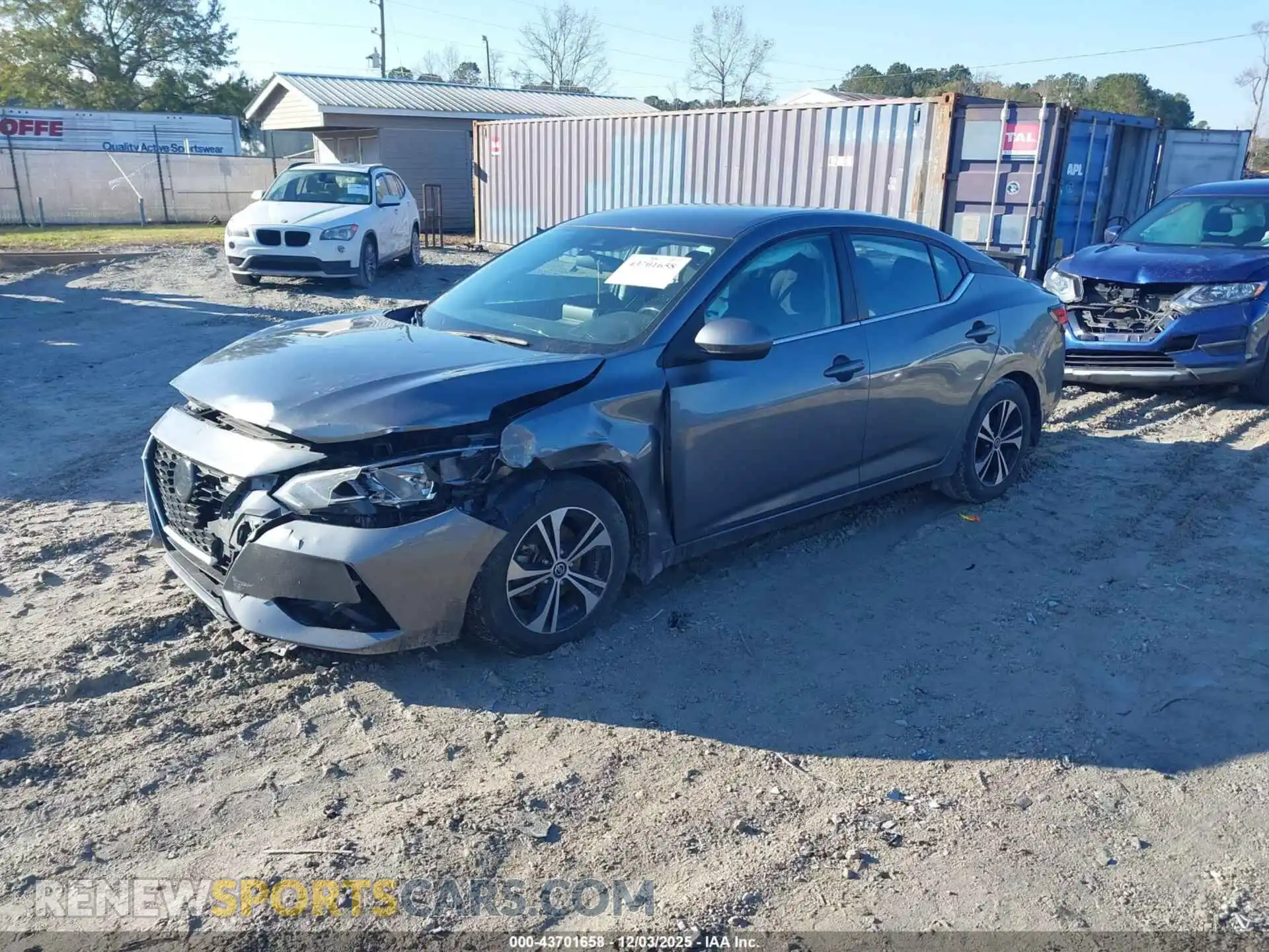 2 Photograph of a damaged car 3N1AB8CV4MY325138 NISSAN SENTRA 2021