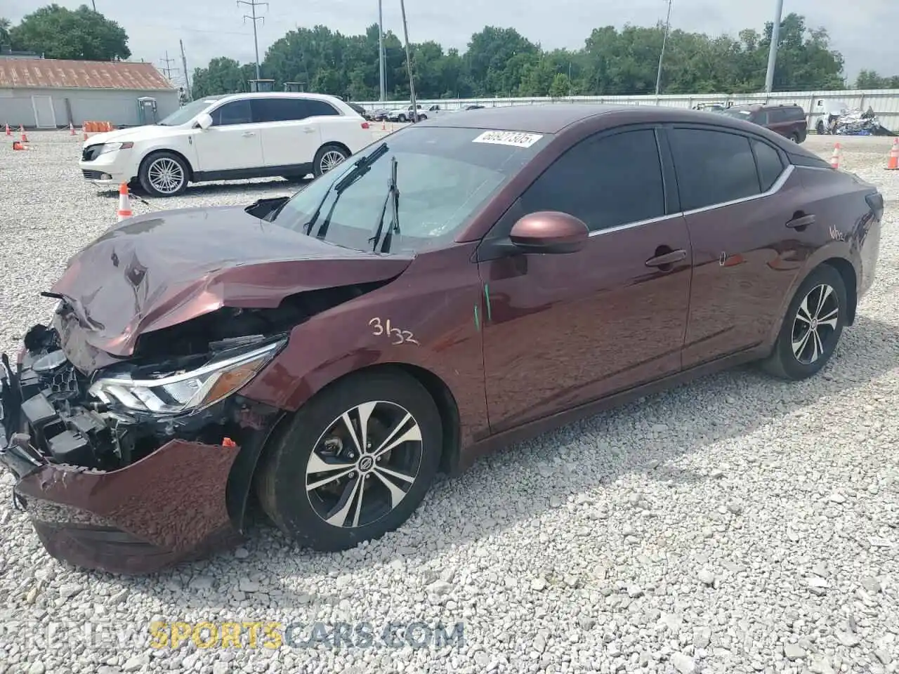 1 Photograph of a damaged car 3N1AB8CV5MY201329 NISSAN SENTRA 2021