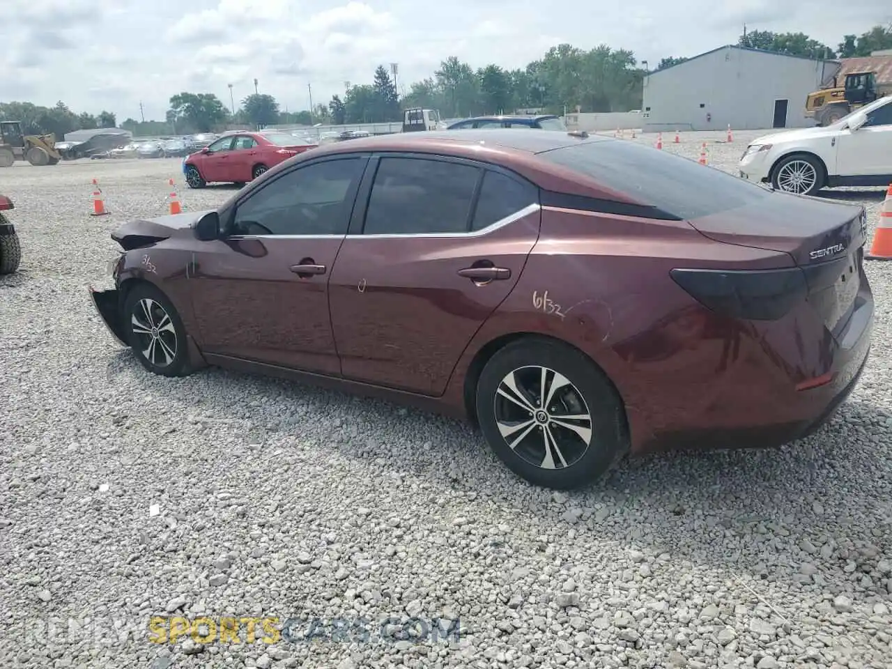 2 Photograph of a damaged car 3N1AB8CV5MY201329 NISSAN SENTRA 2021