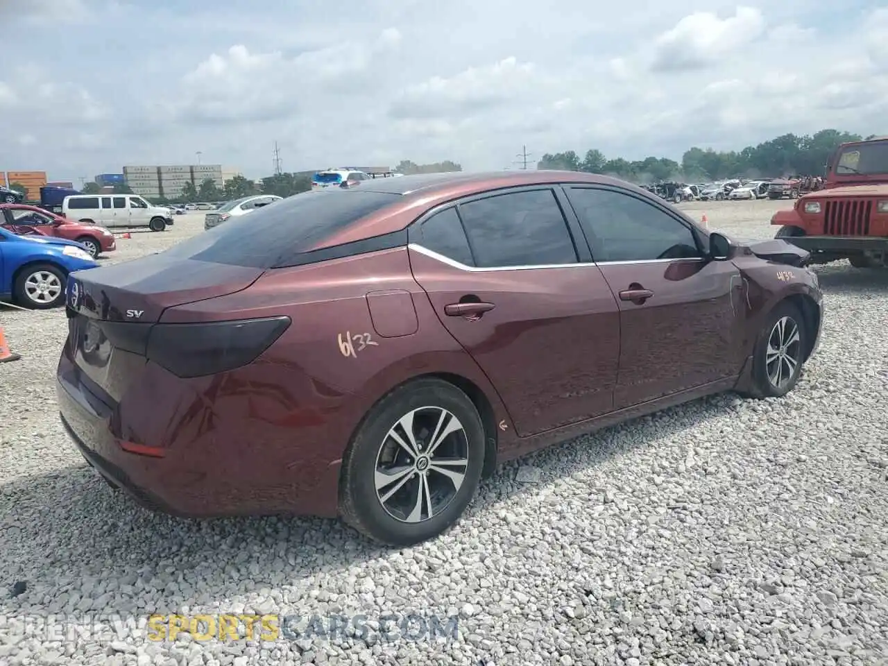 3 Photograph of a damaged car 3N1AB8CV5MY201329 NISSAN SENTRA 2021