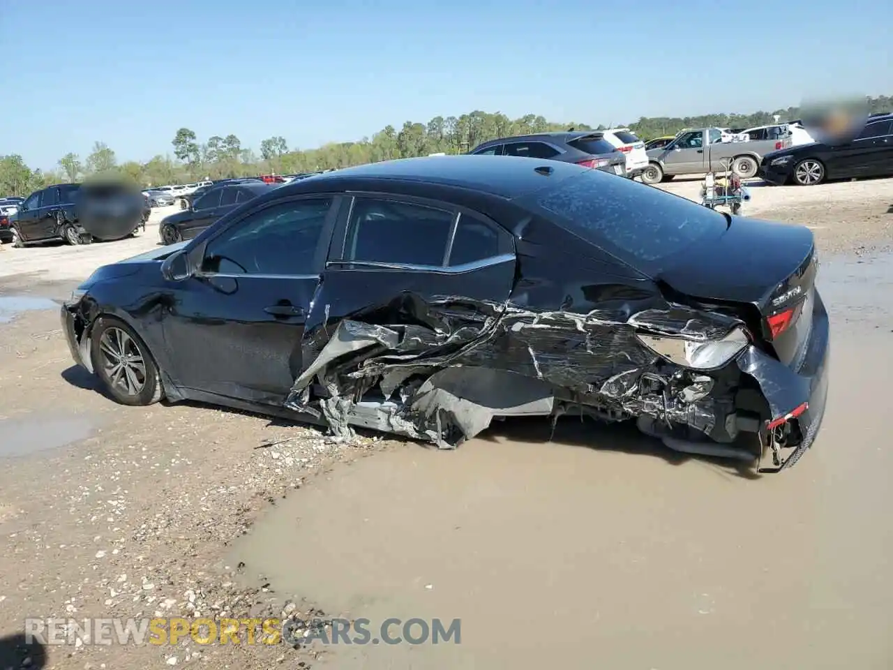 2 Photograph of a damaged car 3N1AB8CV5MY202965 NISSAN SENTRA 2021