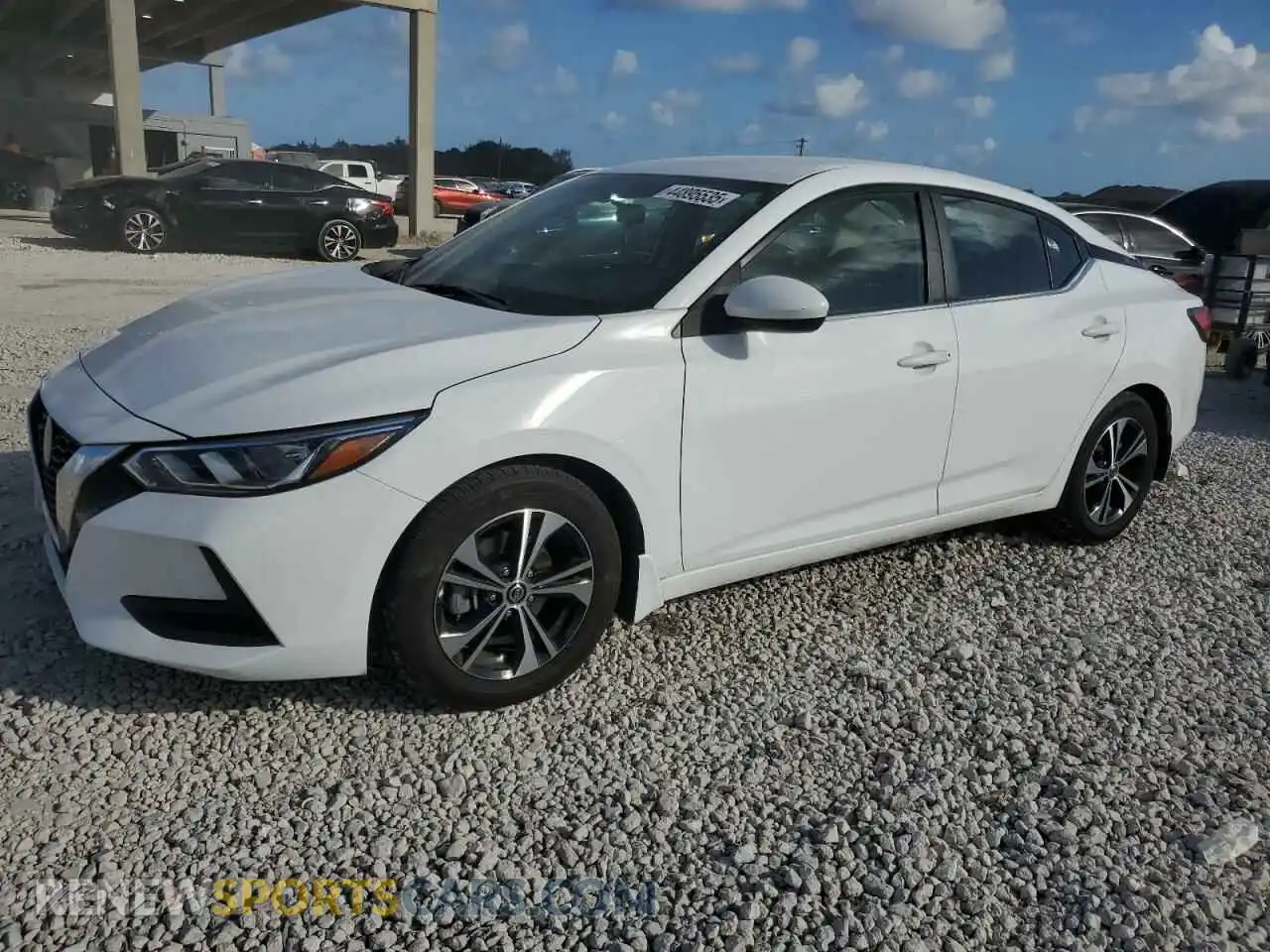 1 Photograph of a damaged car 3N1AB8CV5MY208149 NISSAN SENTRA 2021