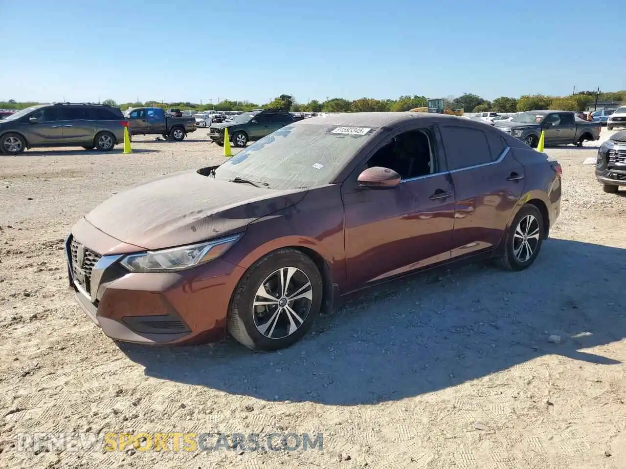 1 Photograph of a damaged car 3N1AB8CV5MY211858 NISSAN SENTRA 2021