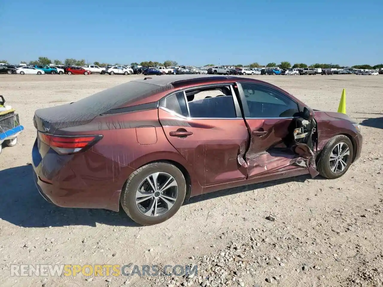 3 Photograph of a damaged car 3N1AB8CV5MY211858 NISSAN SENTRA 2021