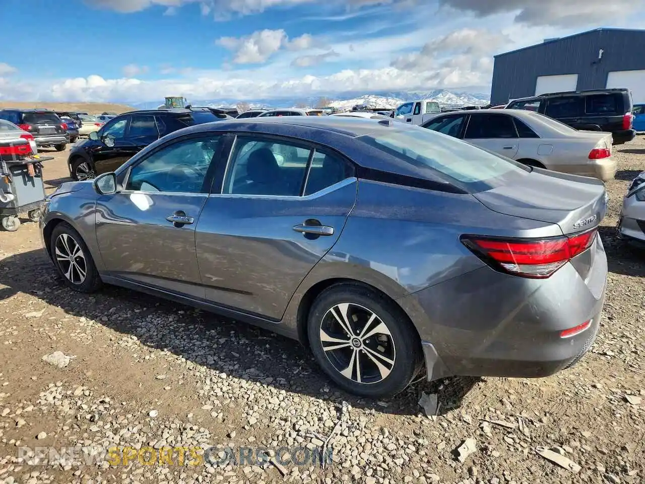 2 Photograph of a damaged car 3N1AB8CV5MY214954 NISSAN SENTRA 2021