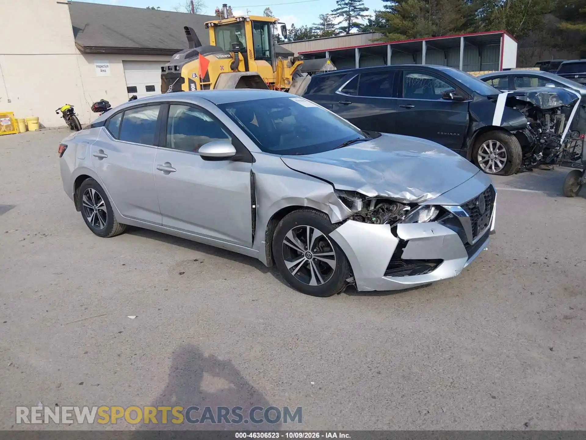 1 Photograph of a damaged car 3N1AB8CV5MY220690 NISSAN SENTRA 2021