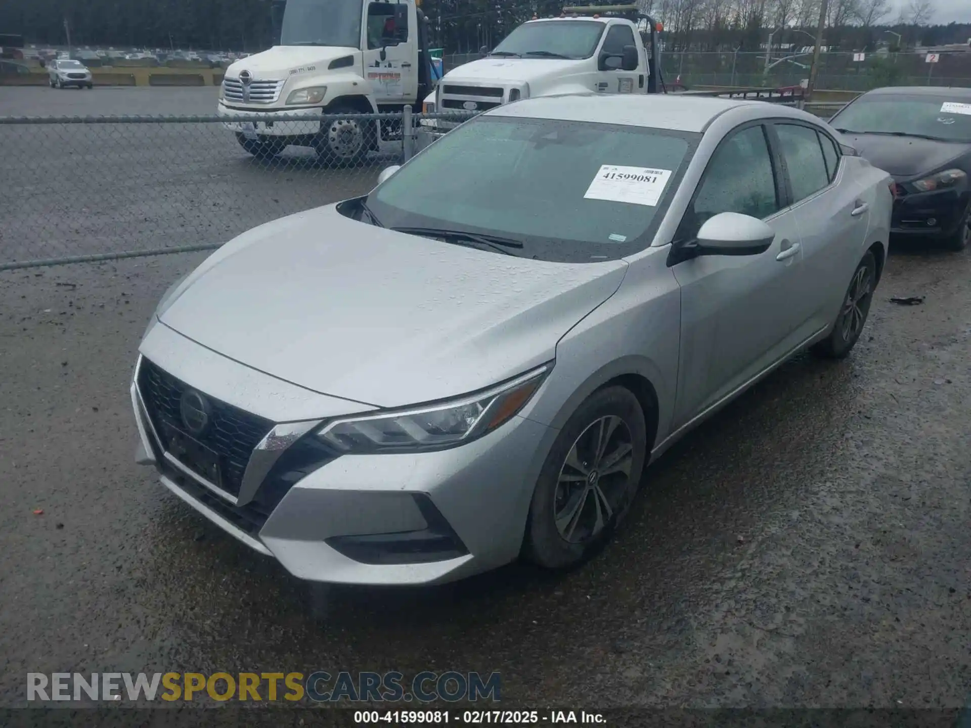 2 Photograph of a damaged car 3N1AB8CV5MY222553 NISSAN SENTRA 2021