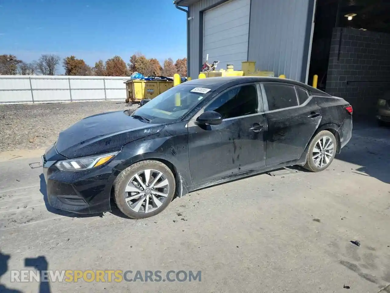 1 Photograph of a damaged car 3N1AB8CV5MY230295 NISSAN SENTRA 2021