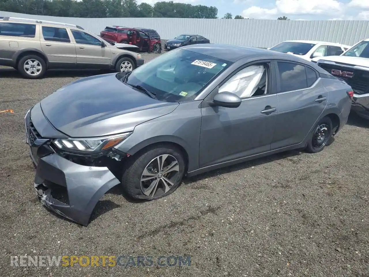 1 Photograph of a damaged car 3N1AB8CV5MY236016 NISSAN SENTRA 2021