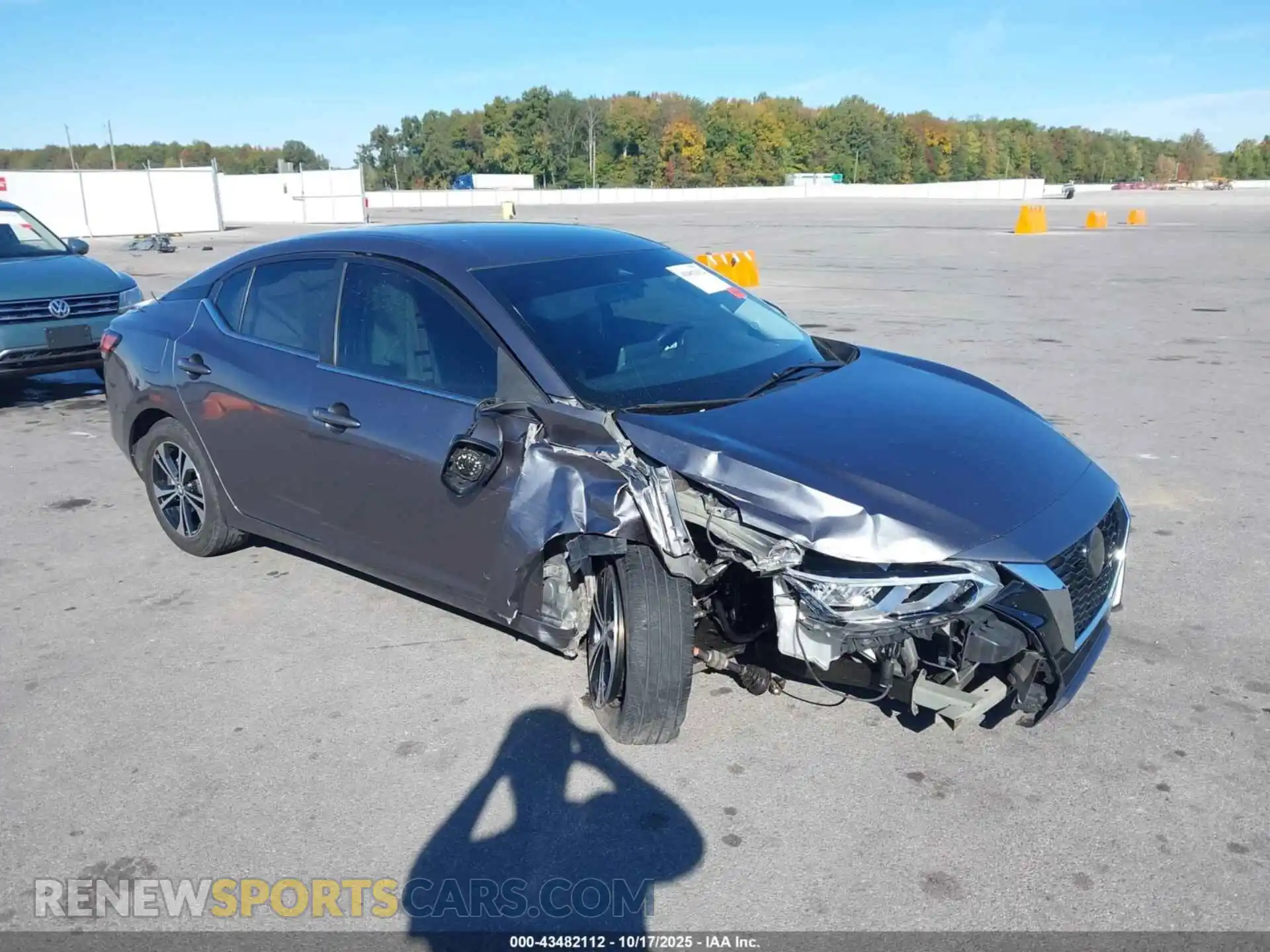 1 Photograph of a damaged car 3N1AB8CV5MY246576 NISSAN SENTRA 2021