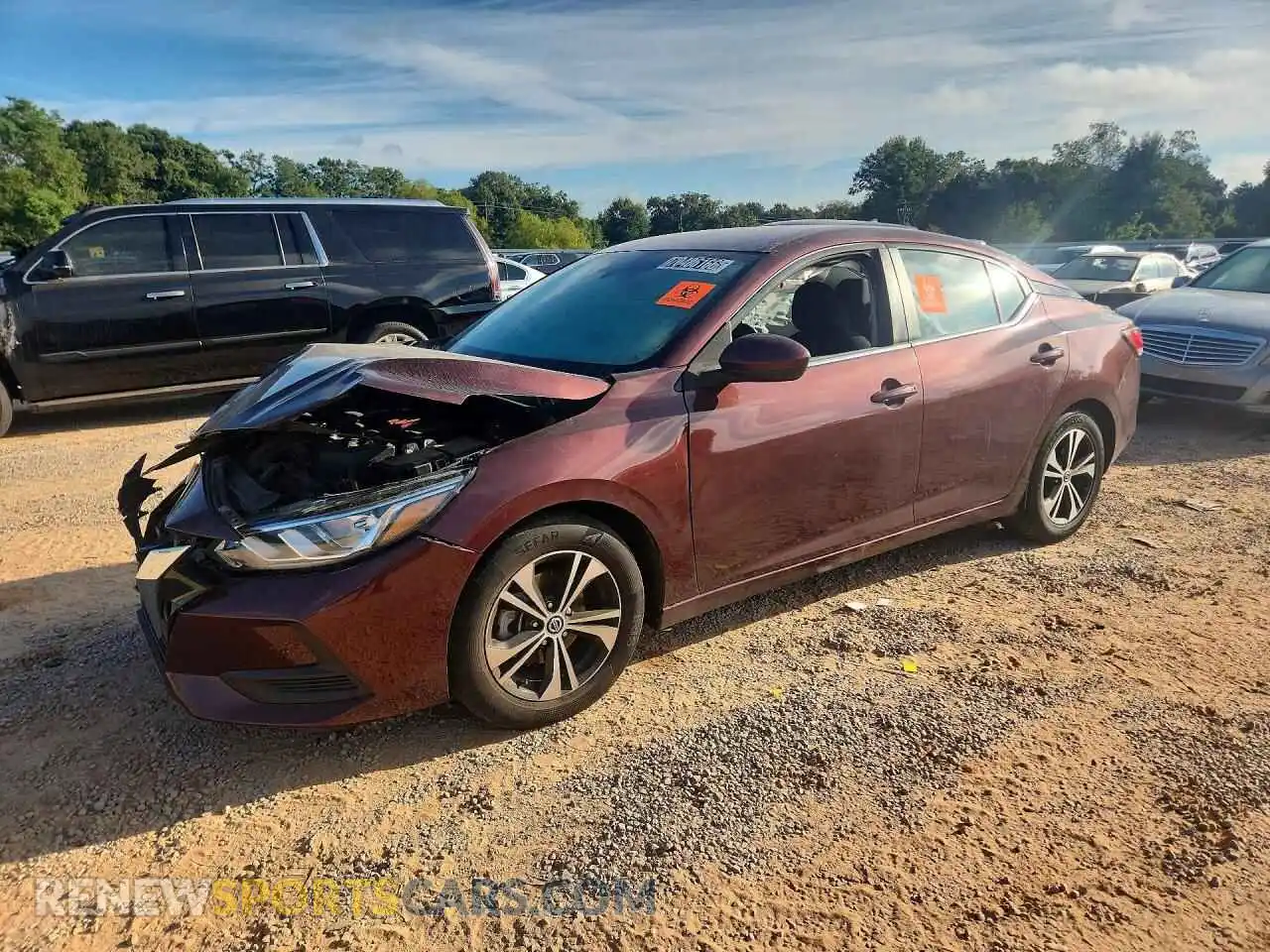 1 Photograph of a damaged car 3N1AB8CV5MY247078 NISSAN SENTRA 2021