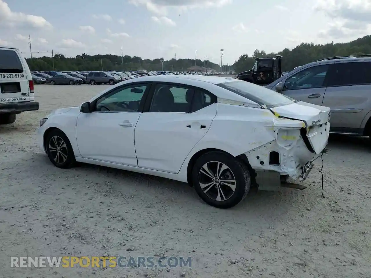 2 Photograph of a damaged car 3N1AB8CV5MY248666 NISSAN SENTRA 2021