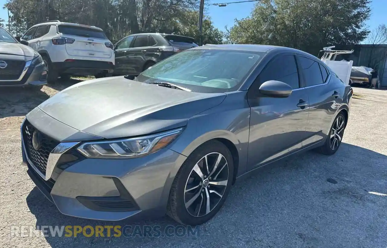 2 Photograph of a damaged car 3N1AB8CV5MY250174 NISSAN SENTRA 2021