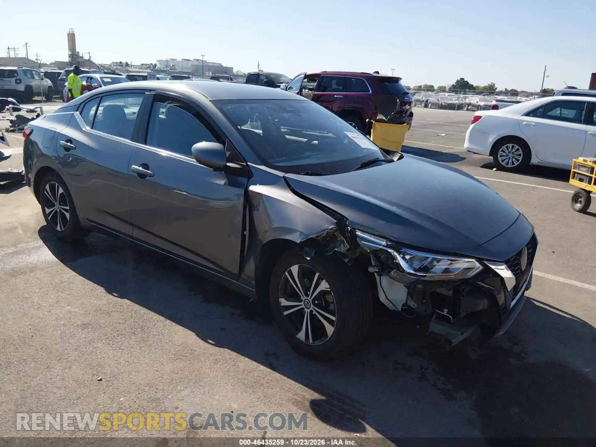1 Фотография поврежденного автомобиля 3N1AB8CV5MY256508 NISSAN SENTRA 2021
