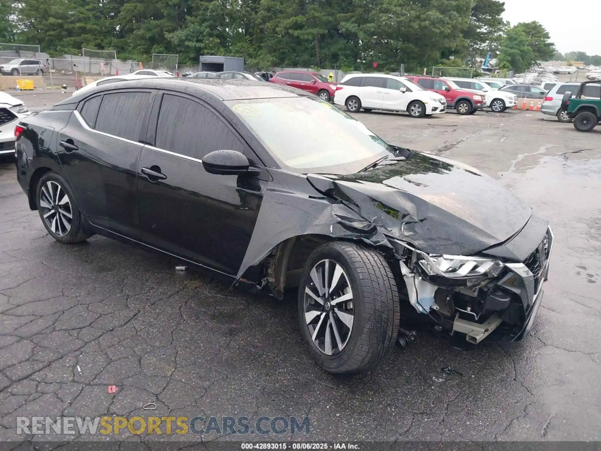 1 Photograph of a damaged car 3N1AB8CV5MY256816 NISSAN SENTRA 2021