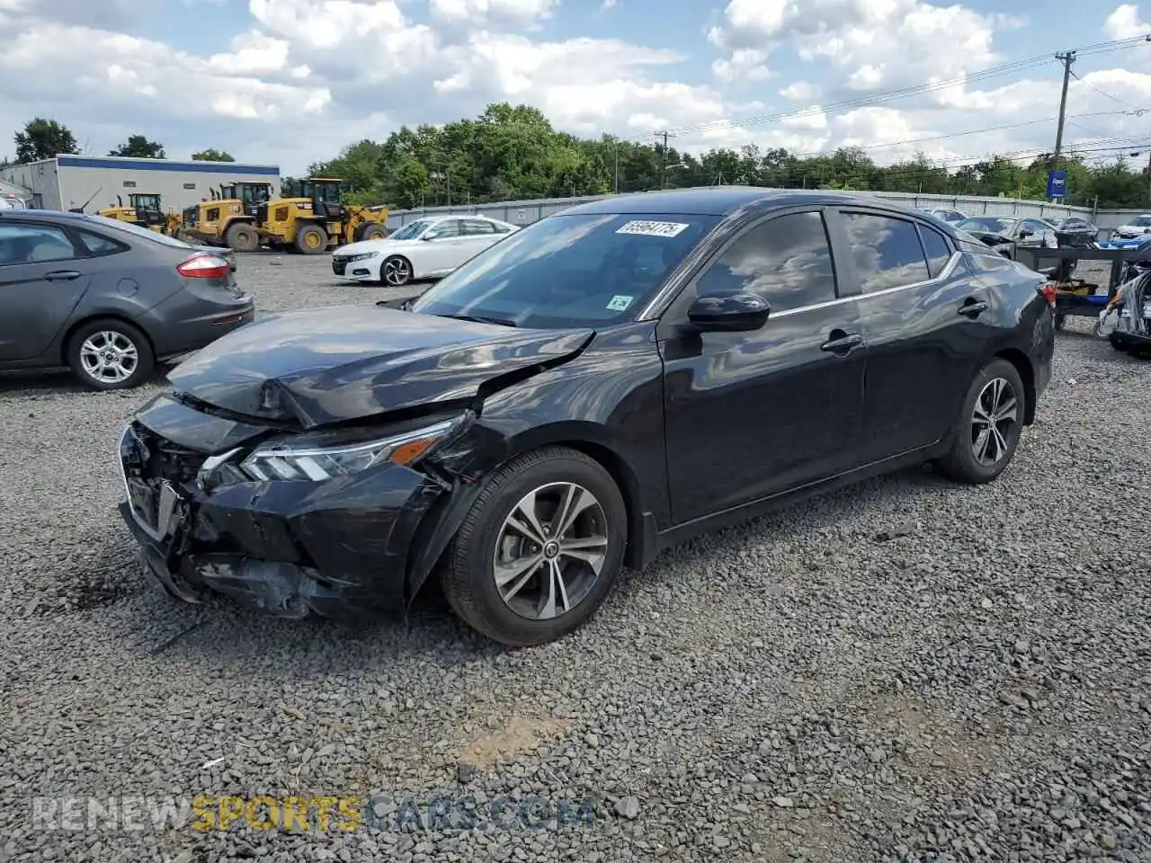 1 Photograph of a damaged car 3N1AB8CV5MY259408 NISSAN SENTRA 2021