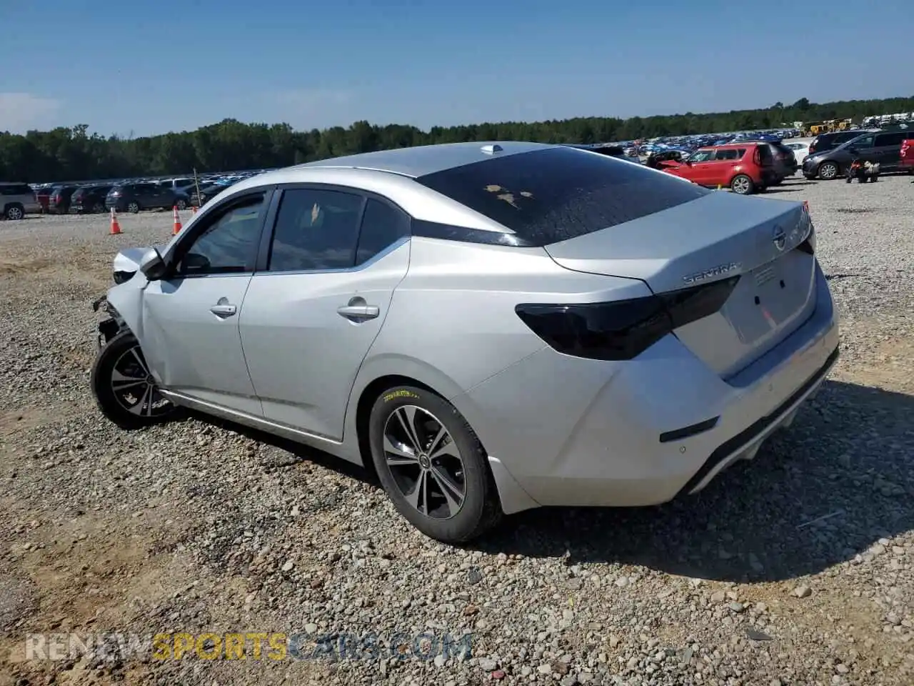 2 Photograph of a damaged car 3N1AB8CV5MY261840 NISSAN SENTRA 2021