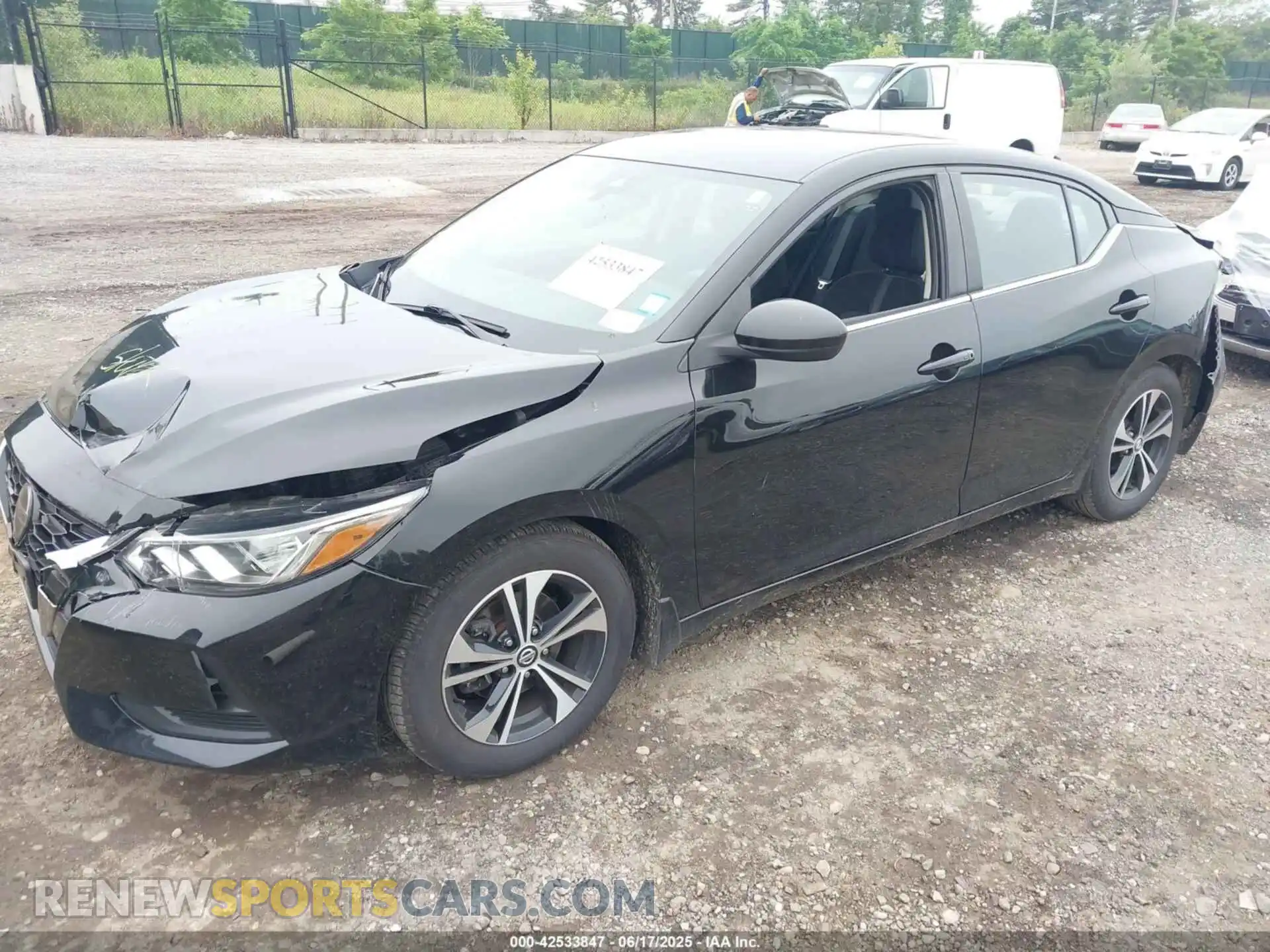 2 Photograph of a damaged car 3N1AB8CV5MY264415 NISSAN SENTRA 2021