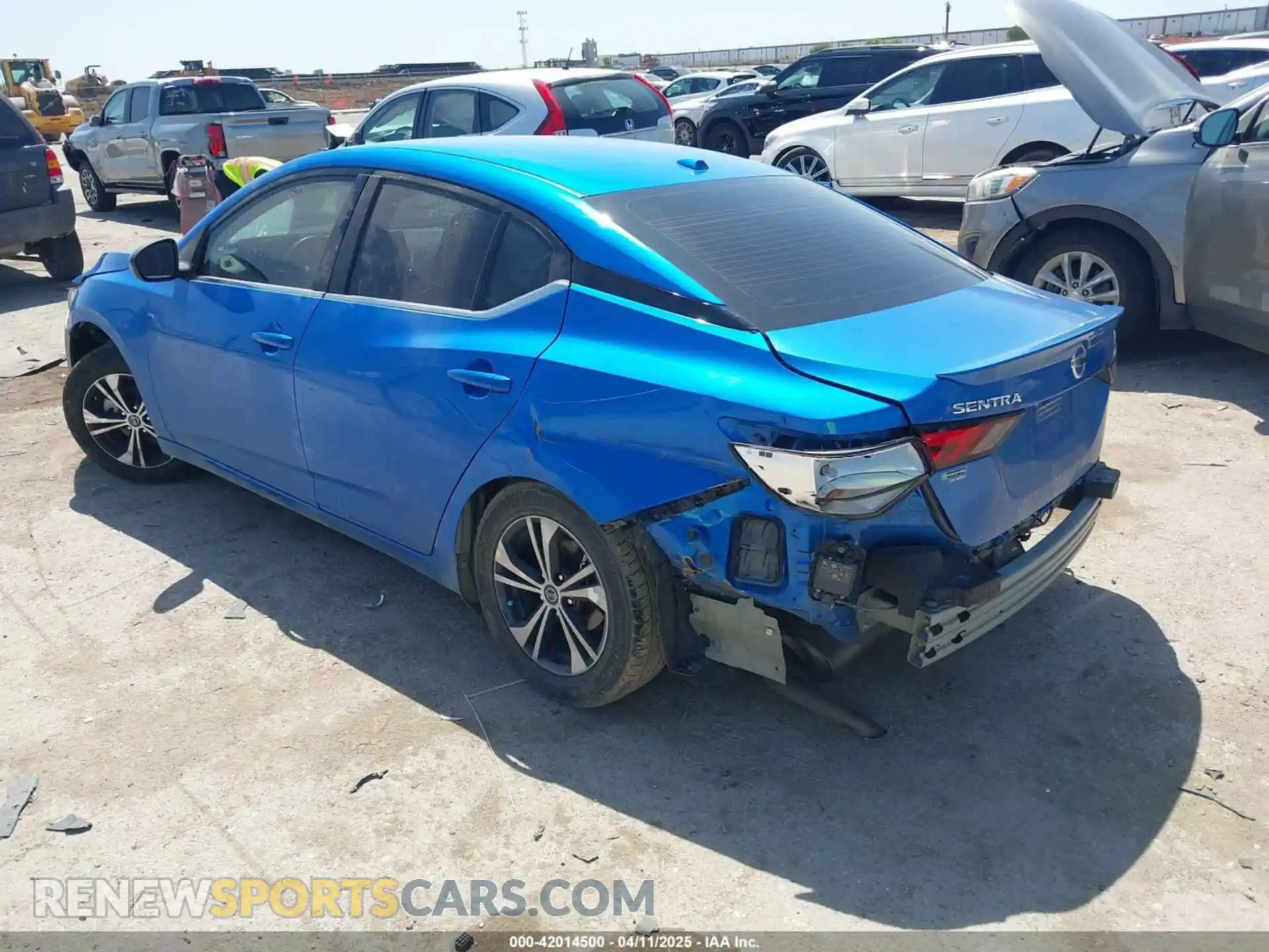 3 Photograph of a damaged car 3N1AB8CV5MY266567 NISSAN SENTRA 2021