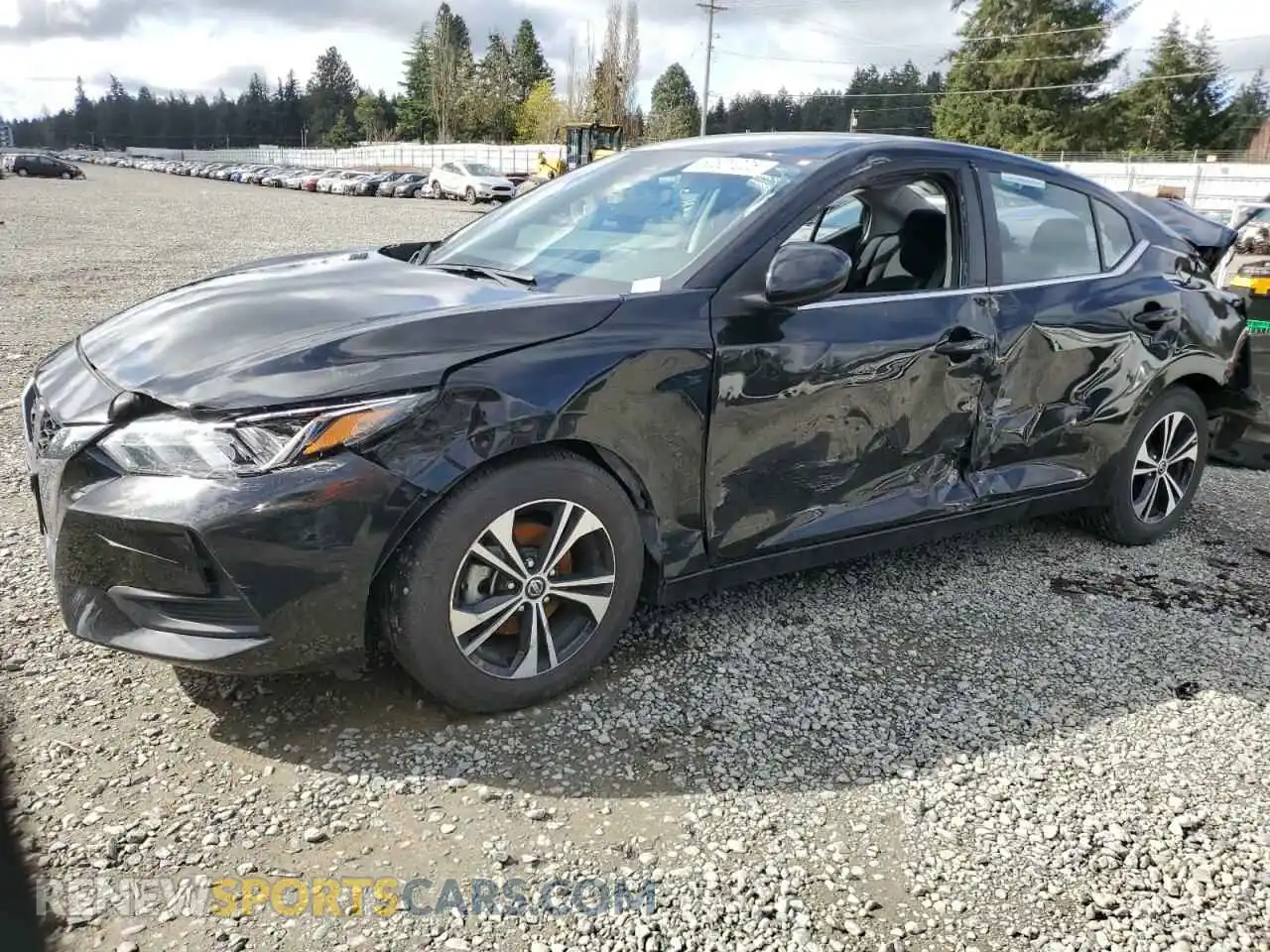 1 Photograph of a damaged car 3N1AB8CV5MY267721 NISSAN SENTRA 2021