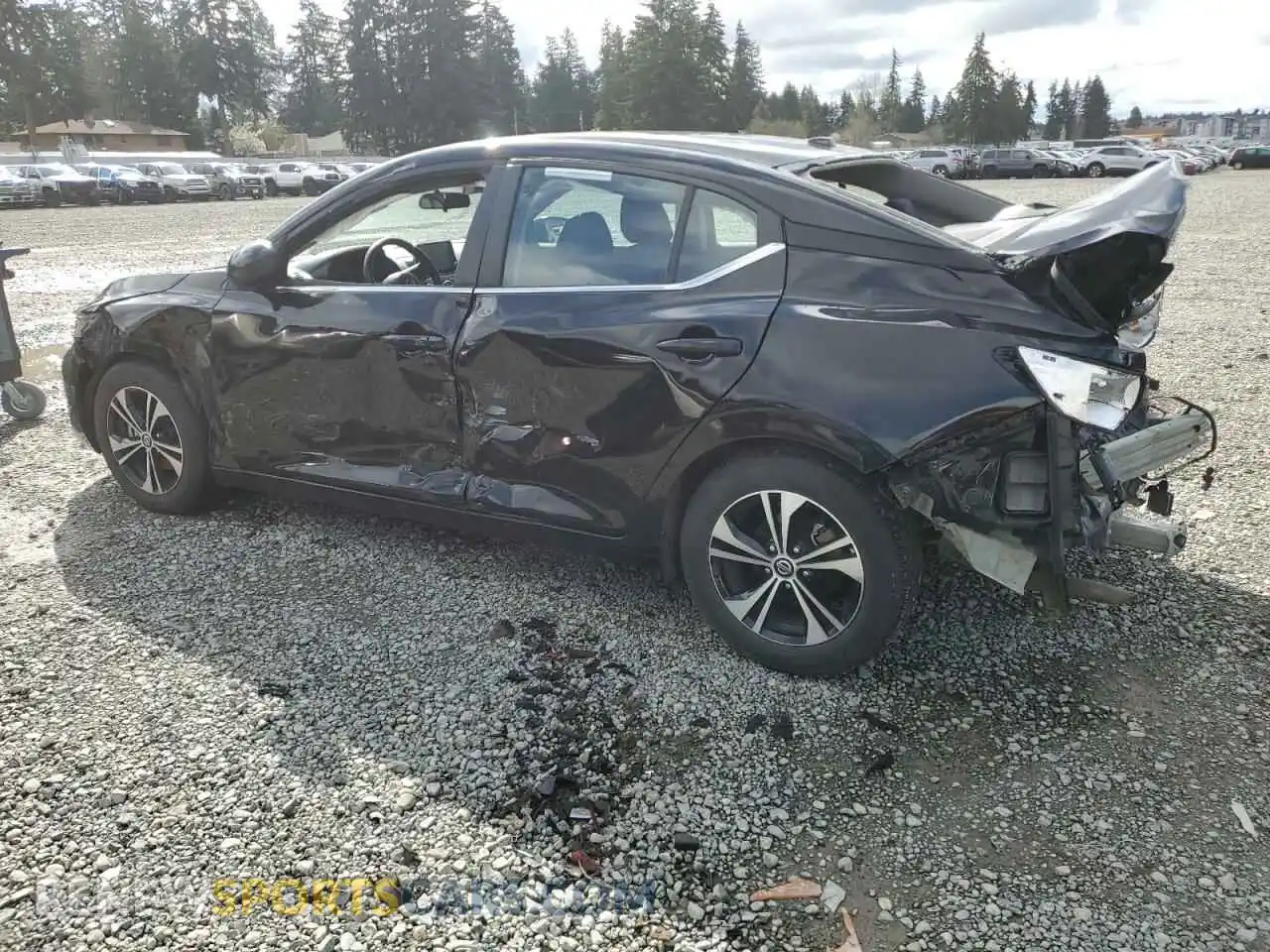 2 Photograph of a damaged car 3N1AB8CV5MY267721 NISSAN SENTRA 2021