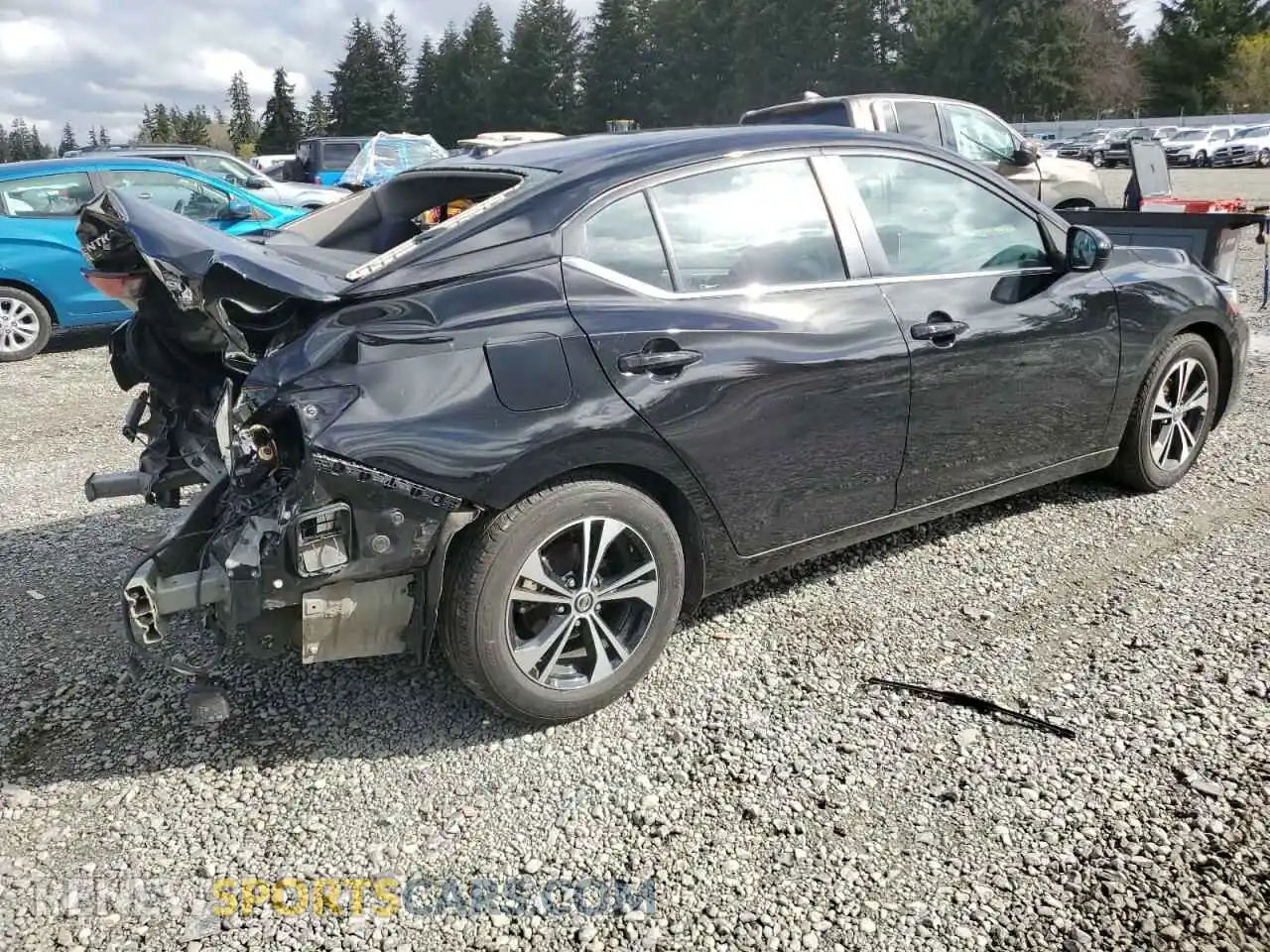 3 Photograph of a damaged car 3N1AB8CV5MY267721 NISSAN SENTRA 2021