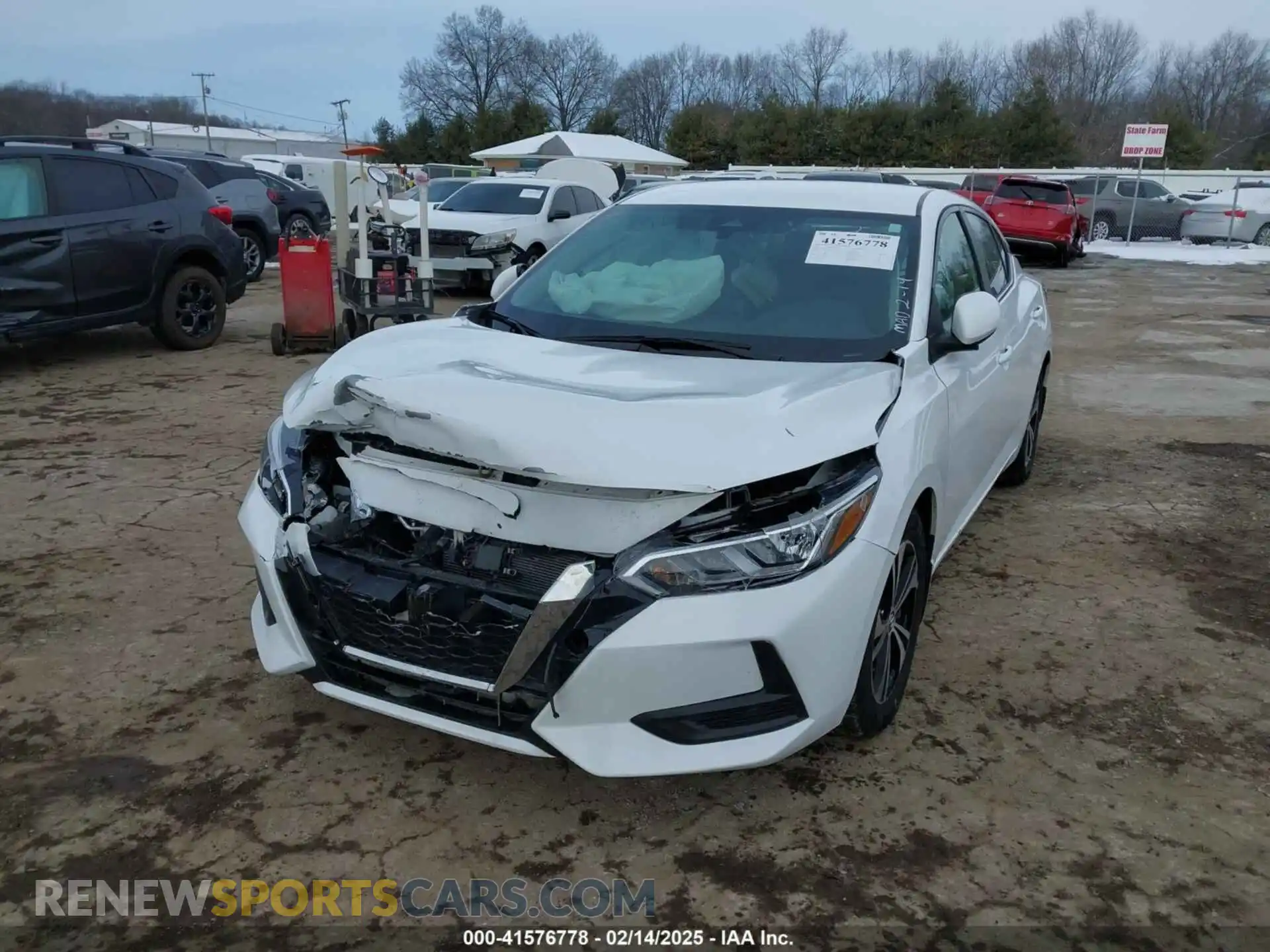 2 Photograph of a damaged car 3N1AB8CV5MY268500 NISSAN SENTRA 2021