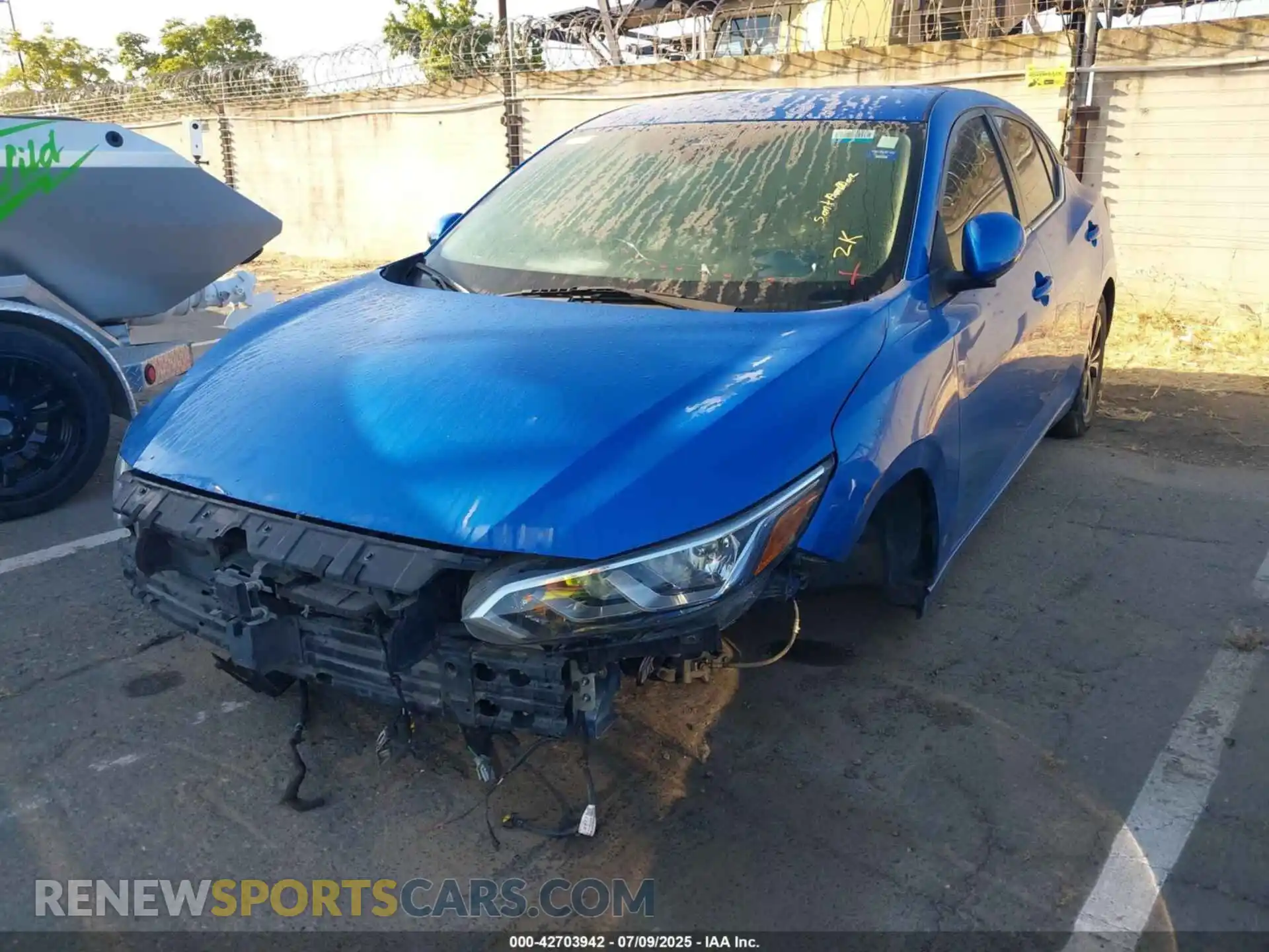 2 Photograph of a damaged car 3N1AB8CV5MY270697 NISSAN SENTRA 2021